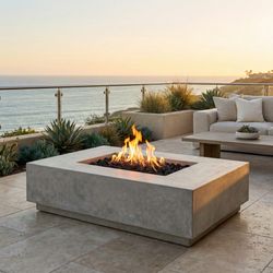 Prism Hardscapes Tavola VIII Gas Fire Pit Table