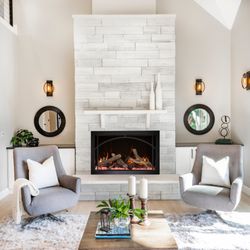 Amantii Traditional Lumina Smart Electric Fireplace - 30"