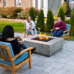 Prism Hardscapes Tavola III Gas Fire Pit Table