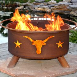 Texas Longhorn Fire Pit