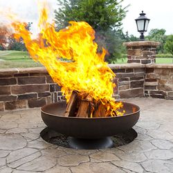 The Patriot Wood Burning Fire Bowl - Flat Edge