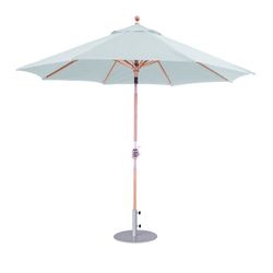 Three Birds Casual Regatta Umbrella with Crank Lift and Rotational Tilt - 9'
