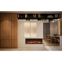 Amantii Tru-View Slim Lumina Electric Fireplace