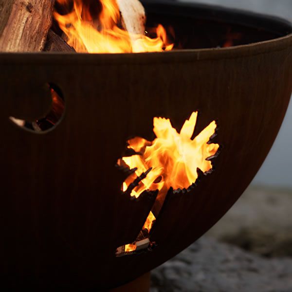 Tropical Moon Gas Fire Pit