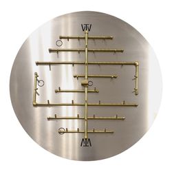 360K BTU CROSSFIRE 2.0 Brass Burner System - 42"