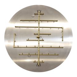 420K BTU CROSSFIRE 2.0 Brass Burner System - 48"