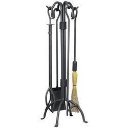 Uniflame 4 Piece Olde World Heavy Fireset w/ Crook Handles
