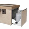 Uptown Brown Gas Fire Pit Table