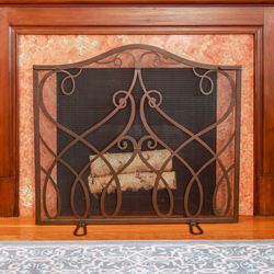 Minuteman Cypher Flat Fireplace Screen
