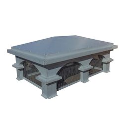 Venetian Chimney Cap - Galvanized Steel