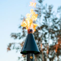 The Outdoor Plus Cone Gas Tiki Torch