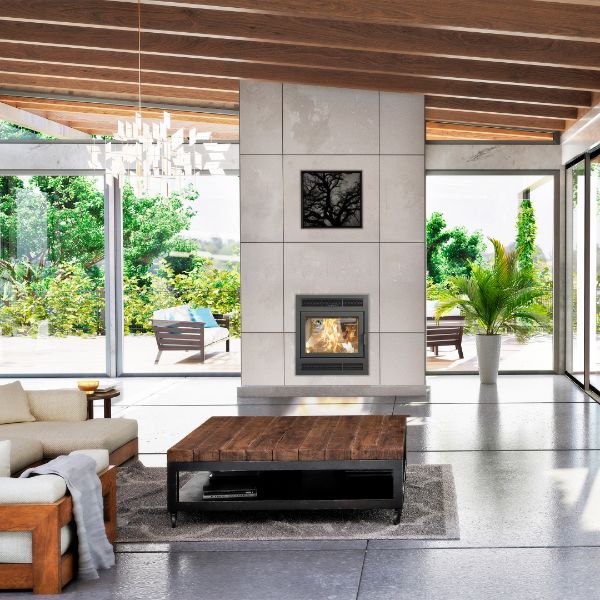 Supreme Astra Duo See-Through Zero Clearance Wood Fireplace