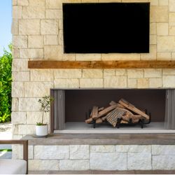 Empire Aspen Linear Wood Burning Outdoor Fireplace - 60"