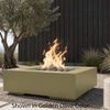 M&ouml;bius Encinitas Square Concrete Gas Fire Pit - 36"