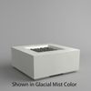 M&ouml;bius Encinitas Square Concrete Gas Fire Pit - 36"