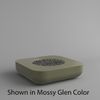M&ouml;bius Montecito Square Concrete Gas Fire Pit - 46"