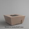 M&ouml;bius Balboa Square Concrete Gas Fire Pit - 36"