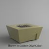 M&ouml;bius Balboa Square Concrete Gas Fire Pit - 36"