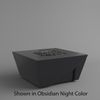 M&ouml;bius Balboa Square Concrete Gas Fire Pit - 36"