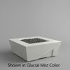 M&ouml;bius Balboa Square Concrete Gas Fire Pit - 46"