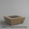 M&ouml;bius Balboa Square Concrete Gas Fire Pit - 46"