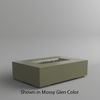 M&ouml;bius Encinitas Rectangular Concrete Gas Fire Pit - 57"