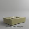 M&ouml;bius Encinitas Rectangular Concrete Gas Fire Pit - 57"