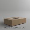 M&ouml;bius Encinitas Rectangular Concrete Gas Fire Pit - 57"