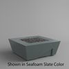 M&ouml;bius Balboa Square Concrete Gas Fire Pit - 46"