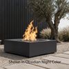 M&ouml;bius Encinitas Square Concrete Gas Fire Pit - 36"