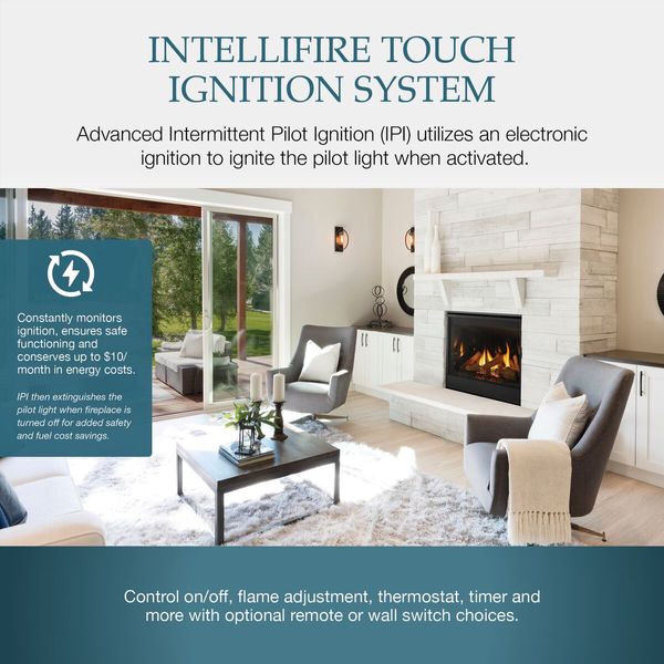 Majestic Quartz Direct Vent Gas Fireplace - 42"