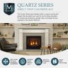 Majestic Quartz Direct Vent Gas Fireplace - 42"