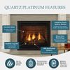 Majestic Quartz Direct Vent Gas Fireplace - 42"