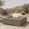 M&ouml;bius Encinitas Square Concrete Gas Fire Pit - 46"