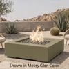 M&ouml;bius Encinitas Square Concrete Gas Fire Pit - 46"