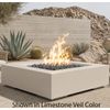 M&ouml;bius Encinitas Square Concrete Gas Fire Pit - 46"