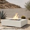 M&ouml;bius Encinitas Square Concrete Gas Fire Pit - 46"
