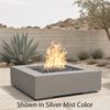 M&ouml;bius Encinitas Square Concrete Gas Fire Pit - 46"