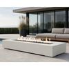 M&ouml;bius Encinitas Rectangular Concrete Gas Fire Pit - 93"