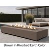 M&ouml;bius Encinitas Rectangular Concrete Gas Fire Pit - 93"