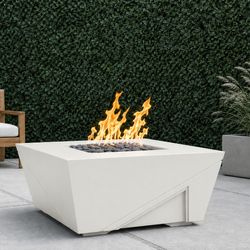 M&ouml;bius Balboa Square Concrete Gas Fire Pit - 36"