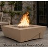 M&ouml;bius Balboa Square Concrete Gas Fire Pit - 46"