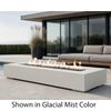 M&ouml;bius Encinitas Rectangular Concrete Gas Fire Pit - 93"