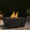 M&ouml;bius Balboa Square Concrete Gas Fire Pit - 36"