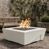 M&ouml;bius Balboa Square Concrete Gas Fire Pit - 46"
