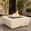 M&ouml;bius Balboa Square Concrete Gas Fire Pit - 46"