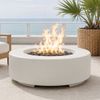M&ouml;bius Oceanside Round Concrete Gas Fire Pit - 36"