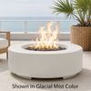 M&ouml;bius Oceanside Round Concrete Gas Fire Pit - 36"