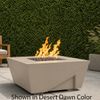 M&ouml;bius Balboa Square Concrete Gas Fire Pit - 36"