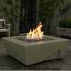 M&ouml;bius Balboa Square Concrete Gas Fire Pit - 46"